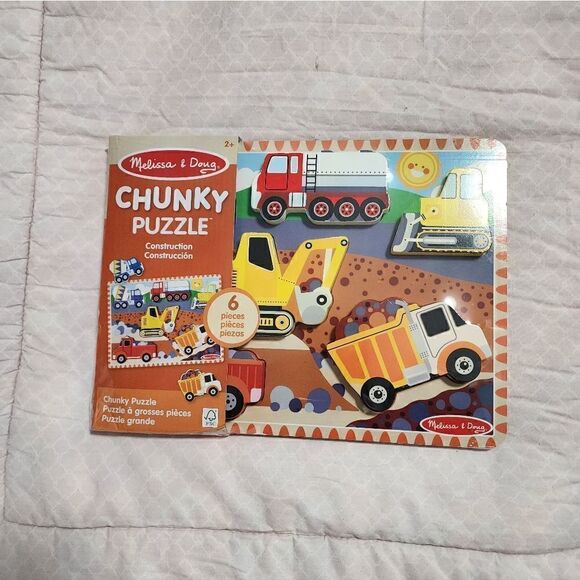Melissa and Doug Wooden Car Puzzle, NEW - Picture 1 of 2